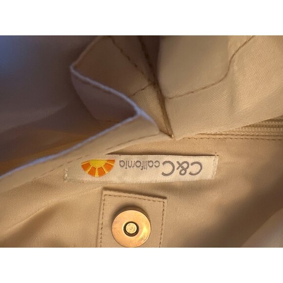 Handmade Beige Macrame Shoulder Bag With Inner Pocket - Picture 3 of 4